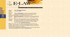 Desktop Screenshot of e-law.bc.ca